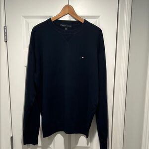 Tommy Hilfiger Men's Dark Blue Crewneck Sweater